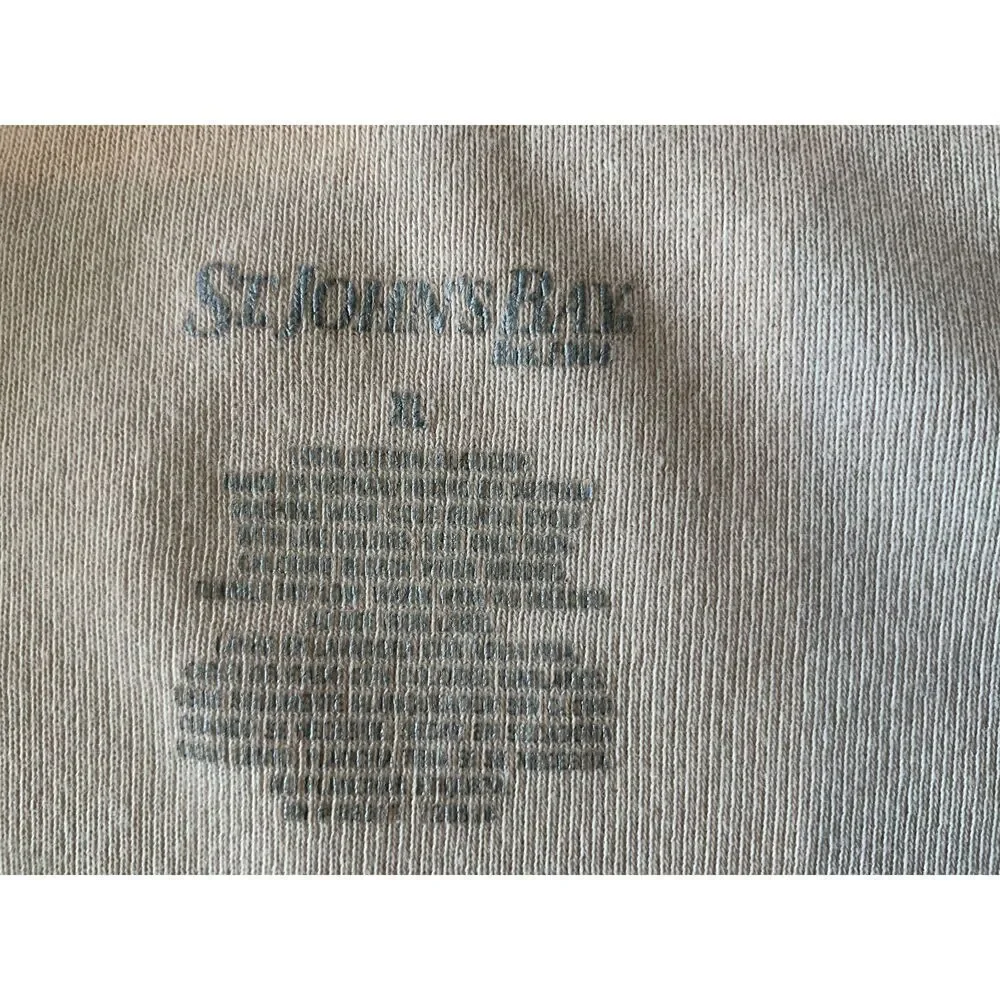 St. John's Bay Pale Pink V-Neck Short Sleeve‎ Basic Tee Size XL